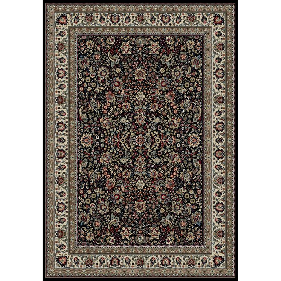 Style Selections Koralin Black Indoor Area Rug (Common: 4 x 6; Actual ...