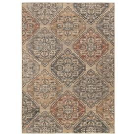 allen + roth Caprilee Beige Rectangular Indoor Machine-Made Vintage Area Rug (Common: 5 x 8; Actual: 5.25-ft W x 7.5-ft L)
