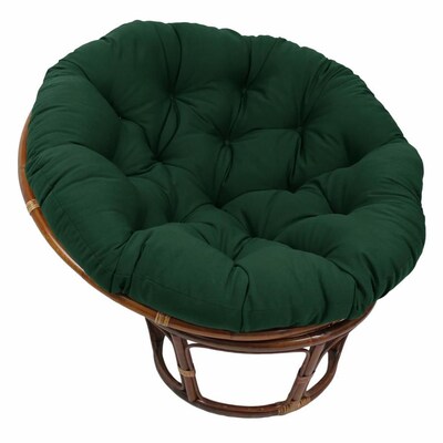 Blazing Needles 48 In Solid Twill Papasan Cushion Fits 46 In