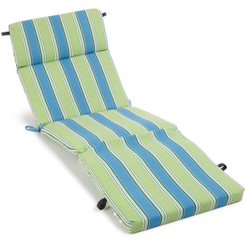 Blazing Needles Solarium Haliwell Caribbean Patio Chaise Lounge Chair