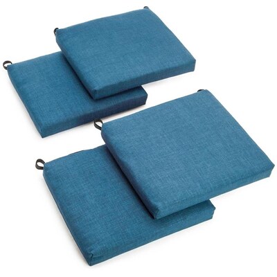 Blazing Needles 4 Piece Sea Blue Patio Chair Cushion At The Cover Is Not Removable To Choose Color You Should Look At This Link In Velvet
