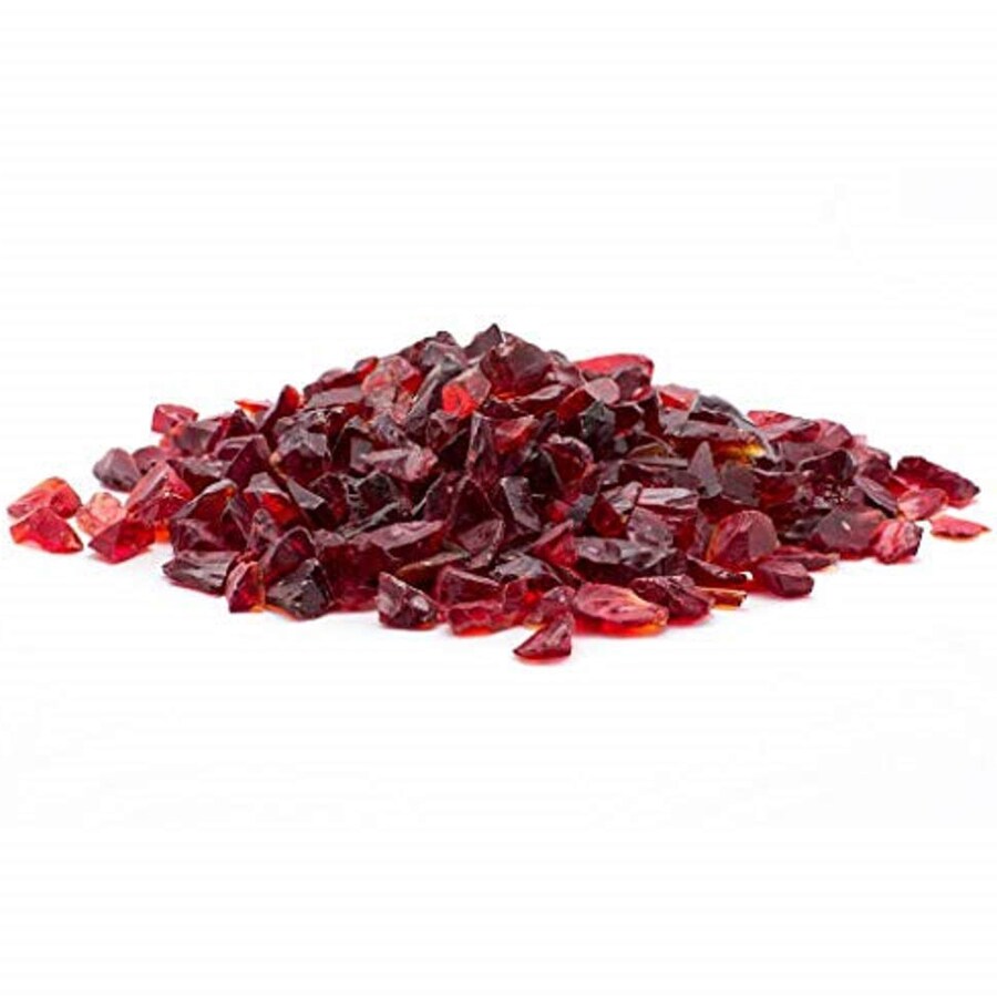 10-lb Red Landscape Glass