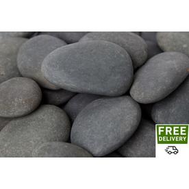 Rock At Lowes Rain Forest 2200 Lb Gray Large Mexican Beach Pebbles