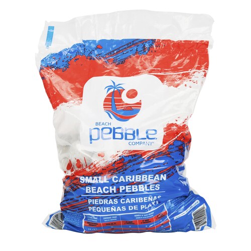 Beach Pebble Company Pebble Company Lb White Caribbean Beach Pebbles At Lowes Com