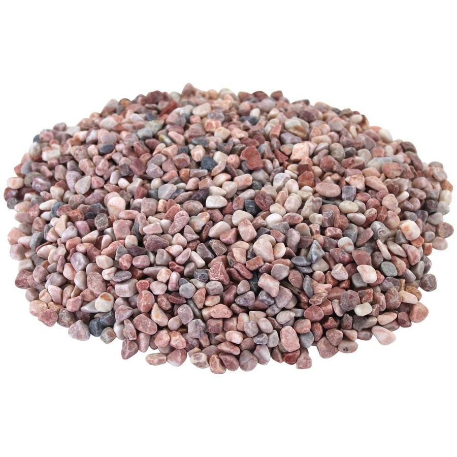 Rain Forest 30lb Pink Gravel in the Landscaping Rock department at