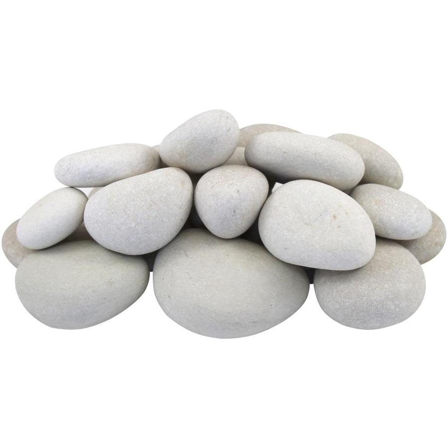 Rain Forest 900lb White Flat Caribbean Beach Pebble at