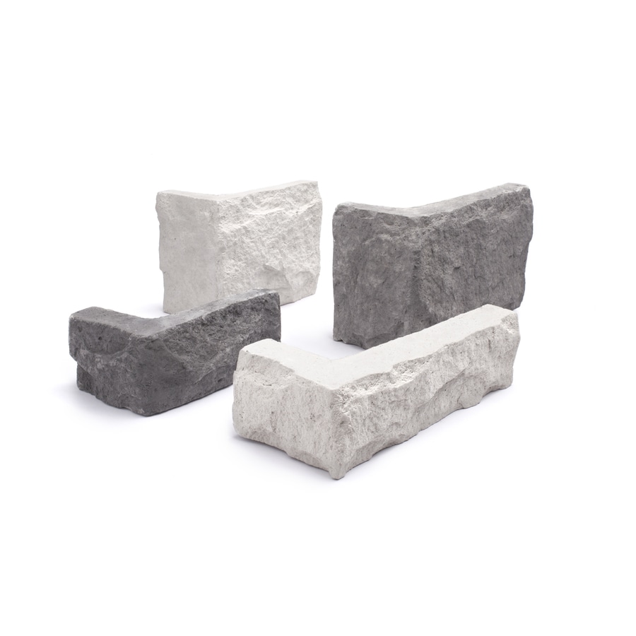 LiteStone 6 Linearft Shadow Grey Outside Corner Stone Veneer Trim at