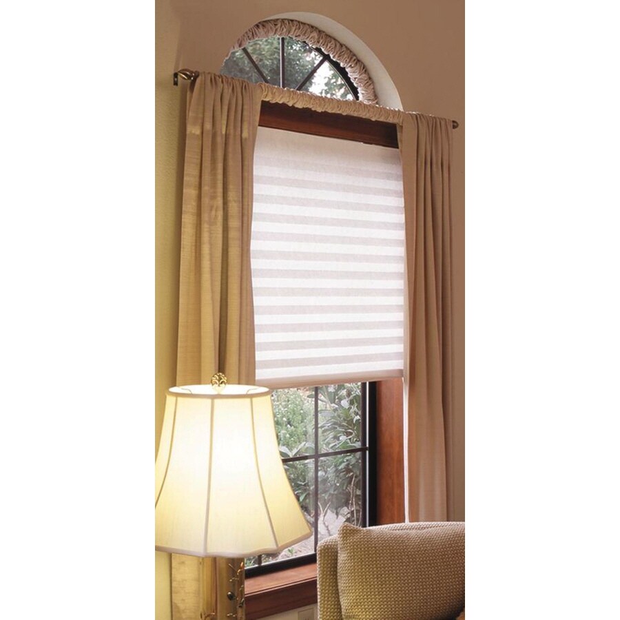 Redi Shade White Light Filtering Cordless Pleated Shade in the Window Shades department at