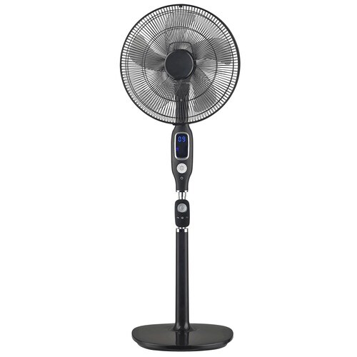 PELONIS 16-in 26-Speed Indoor Black Stand Fan in the Portable Fans ...