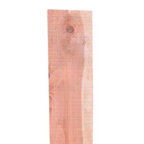5/8in x 51/2in W x 8ft H Redwood FlatTop Fence Picket in the Wood