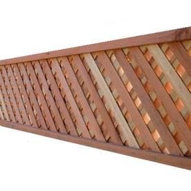 wood privacy lattice panels