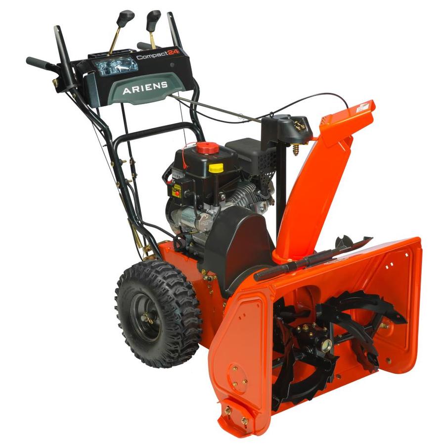 Shop Ariens Compact 24 24 In Two Stage Gas Snow Blower Self Propelled