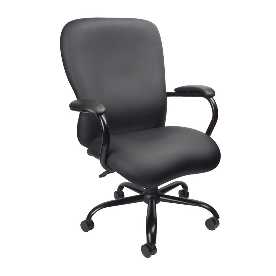 Boss Office Products Black Contemporary Ergonomic Adjustable Height