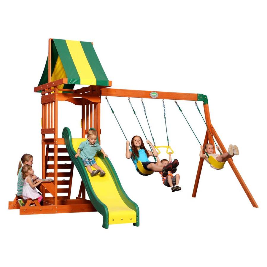 Backyard Discovery Prestige Residential Wood Playset In The Wood