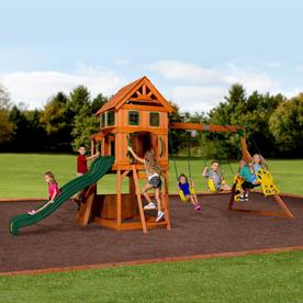 Backyard Discovery Atlantis Residential Wood Playset at 