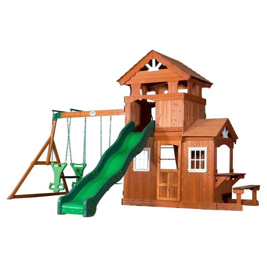 backyard discovery tanglewood all cedar playset