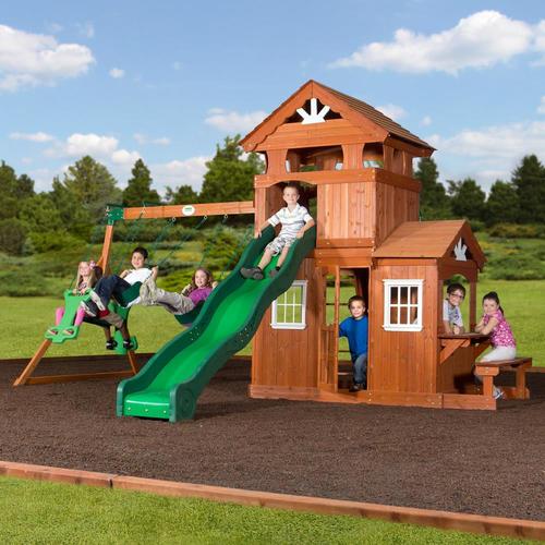 Backyard Discovery Shenandoah Residential Wood Playset at 