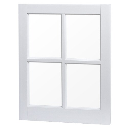 Project Source Barn Sash Rectangle Replacement White Vinyl Window