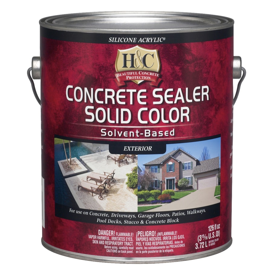 H&C Tintable Clear Solid Concrete Sealer (Actual Net ...