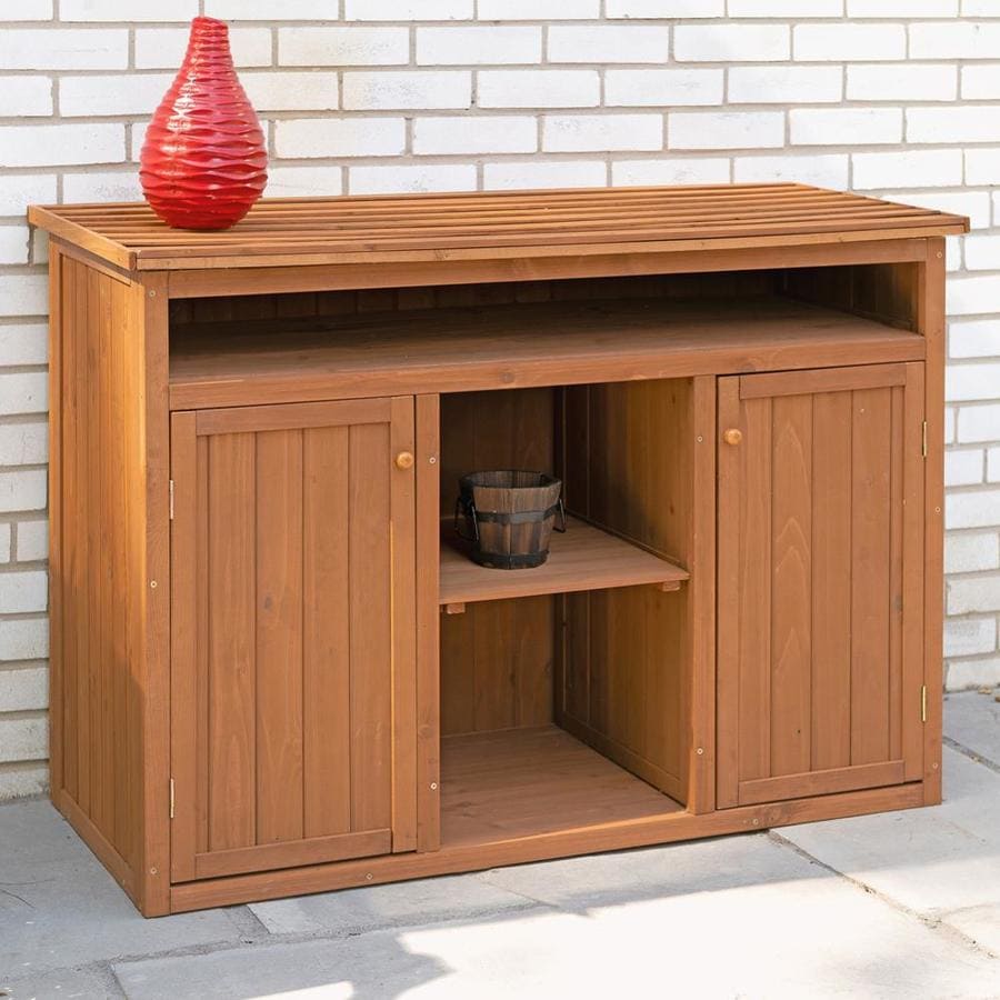 Leisure Season Short Display And Hideaway Cabinet At Lowes Com