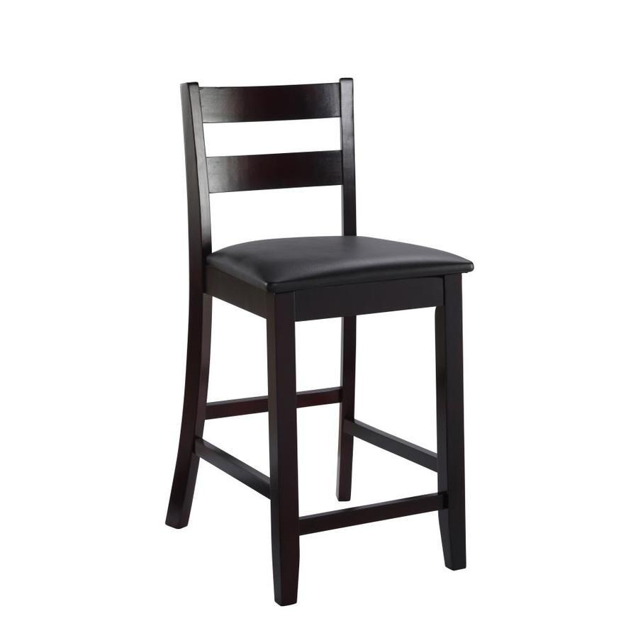 Linon Triena Espresso Counter Stool at