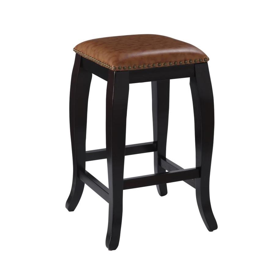 Linon San Francisco Square Top Counter Stool- Caramel Caramel Counter ...