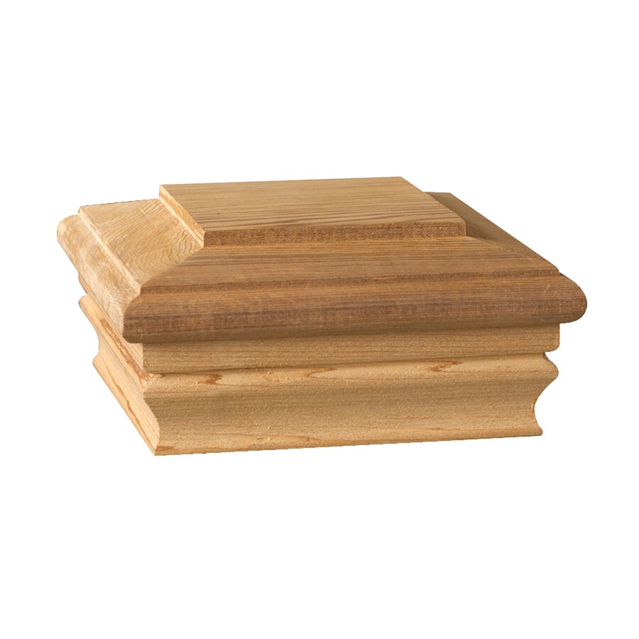 Maine Ornamental 6 x 6 Newport Classic Redwood Post Cap at