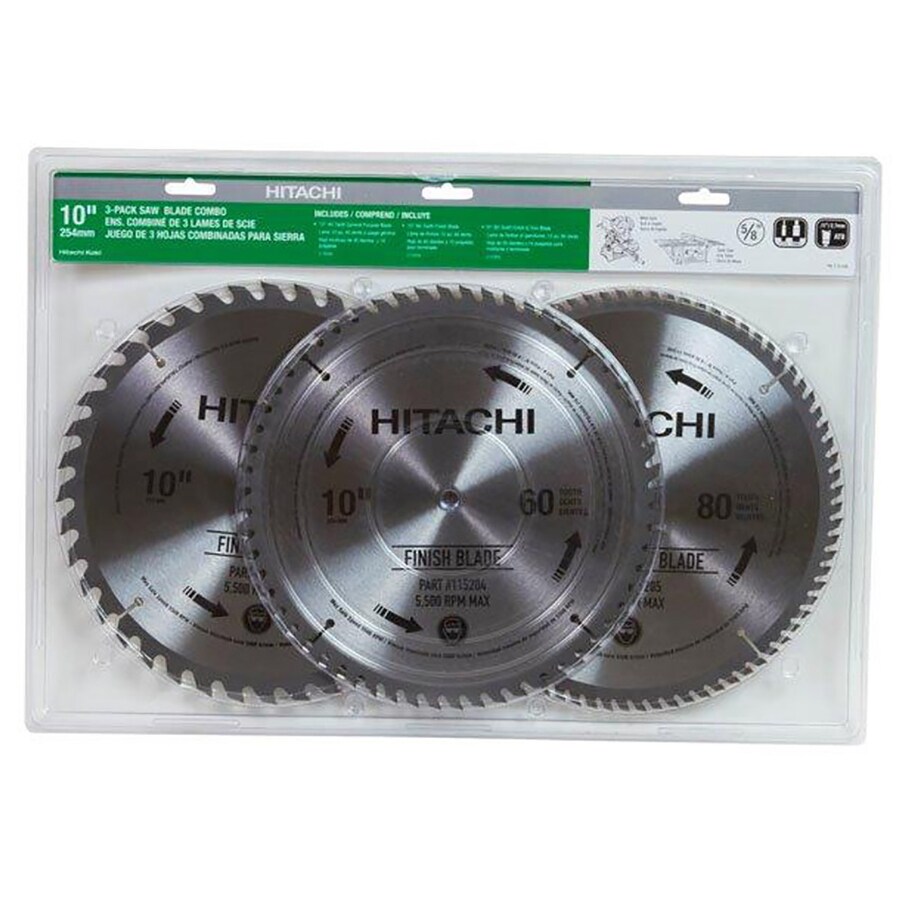 Hitachi 3 Pack Circular Saw Blade At Lowes Com