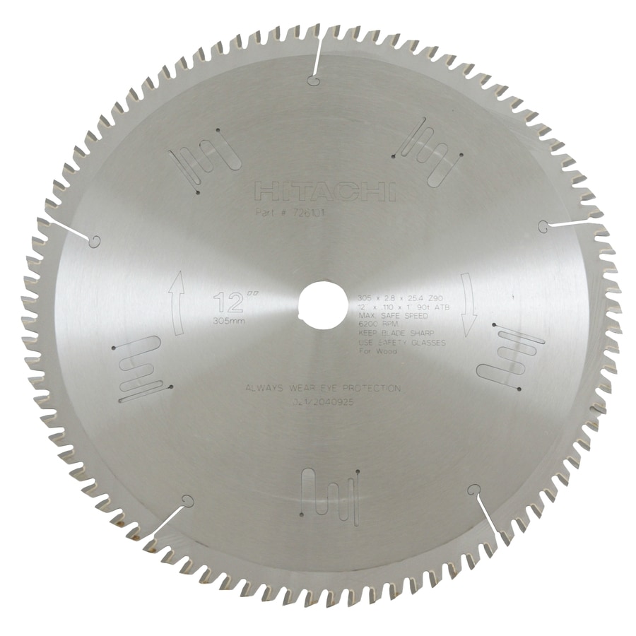 Shop Hitachi 12 In Miter Saw Blade At Lowes Com   754005261019 