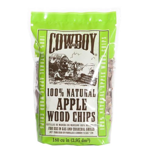 Cowboy Charcoal 180 Cubic Inch(Es) Apple Wood Chips in the Wood Chips