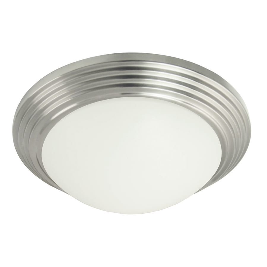 Shop Good Earth Lighting Andiamo 13.62in W Brushed Nickel Flush Mount