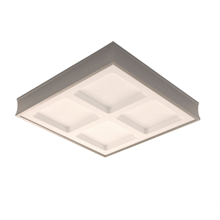 Allen Roth 26 1 4 In Steel Paint Ceiling Fluorescent Light