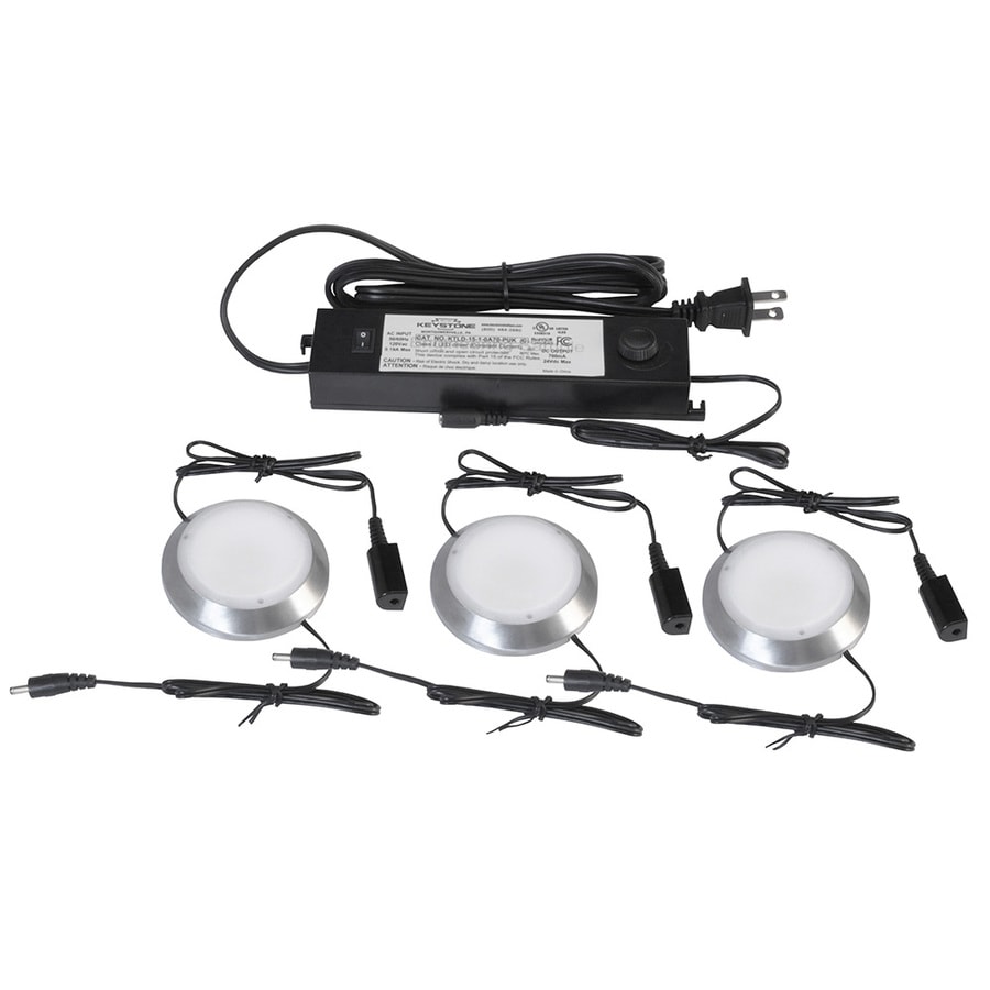 Ecolight Super Bright Puck 3 Pack 2 76 In Plug In Puck Light At