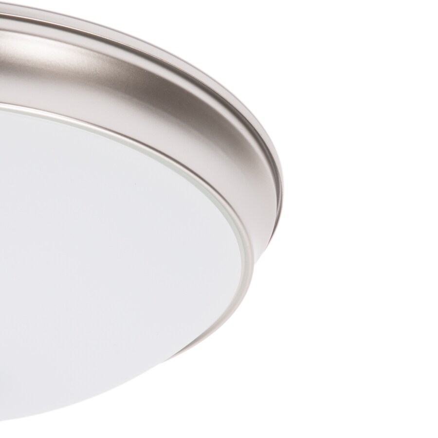 Good Earth Lighting Legacy 11-in Brushed Nickel Transitional Integrated ...