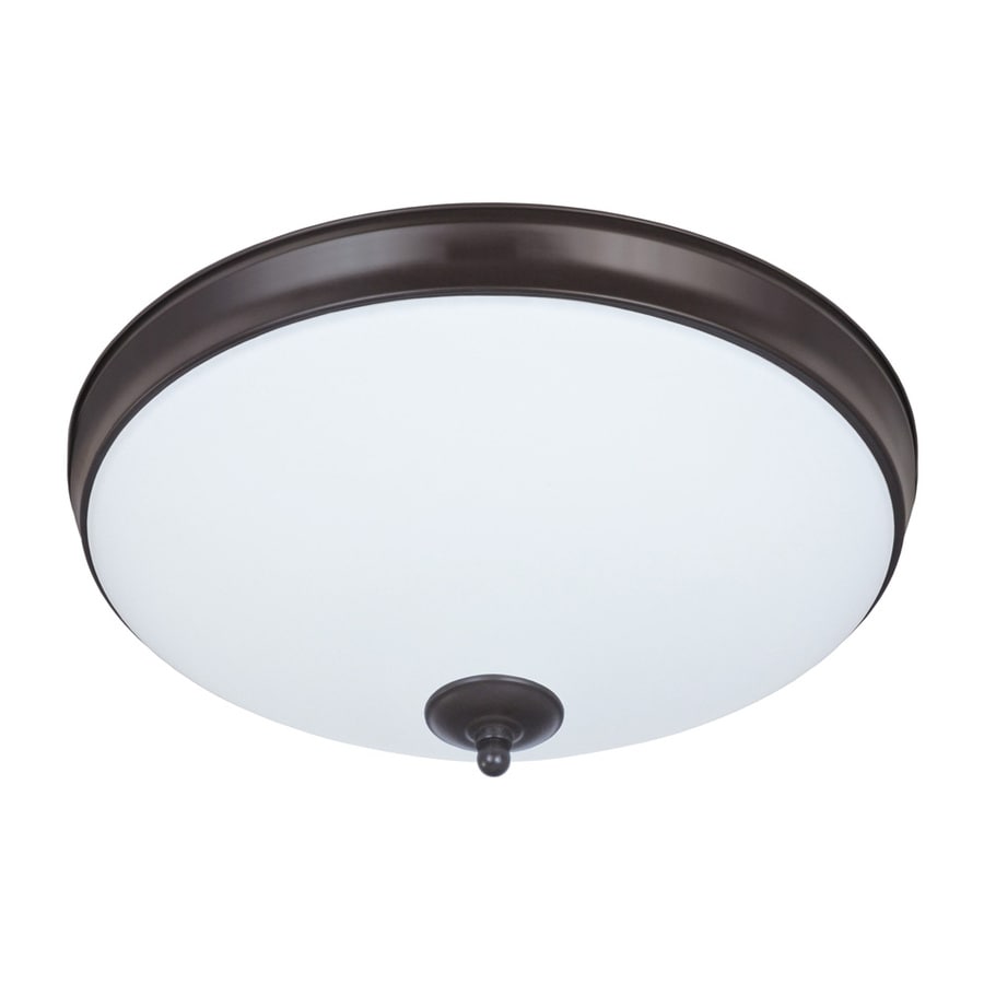 Good Earth Lighting Legacy 11in Bronze Transitional LED Flush Mount