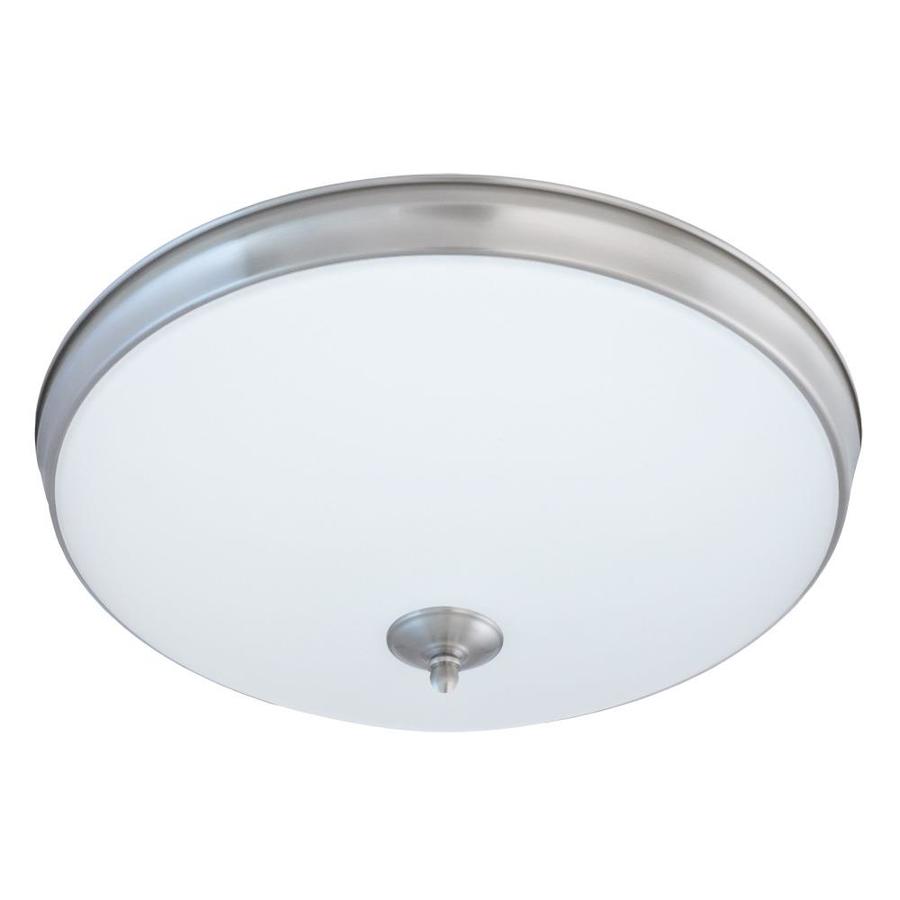 Good Earth Lighting Legacy 19-in Satin Nickel Traditional Flush Mount Light ENERGY STAR