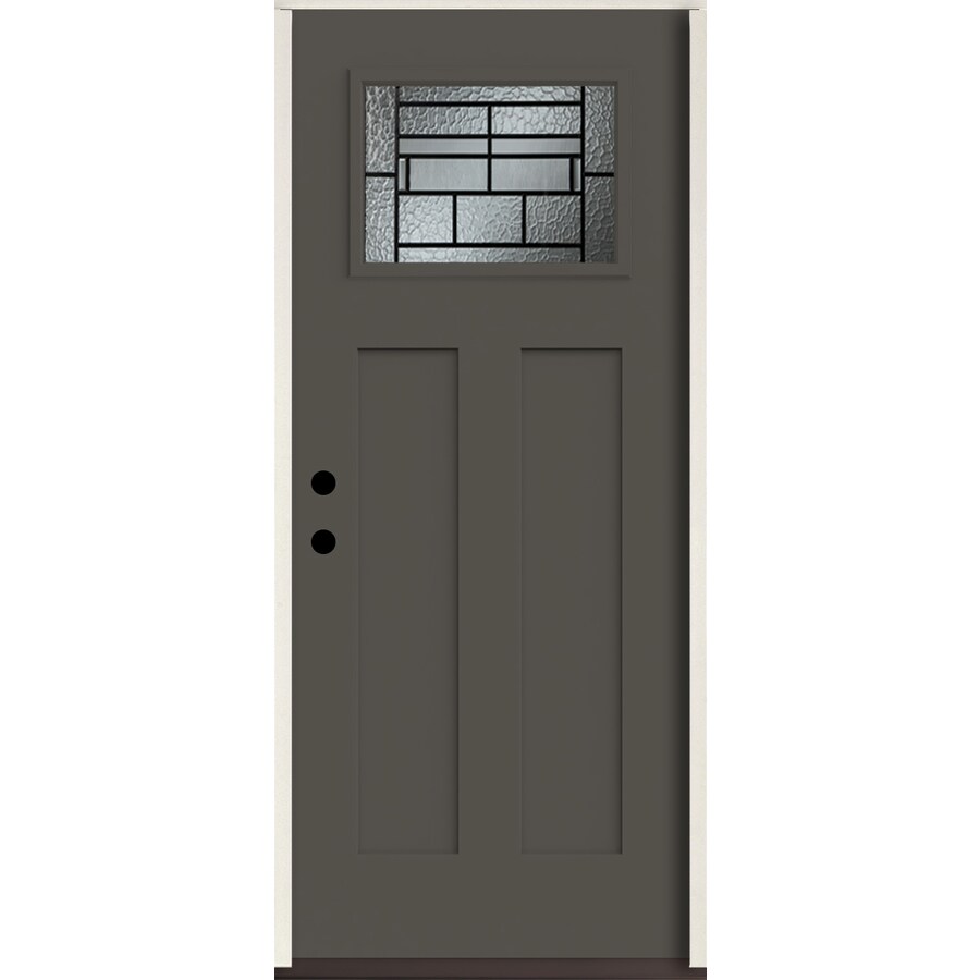 ReliaBilt Pembrook 36in x 80in Fiberglass Craftsman RightHand