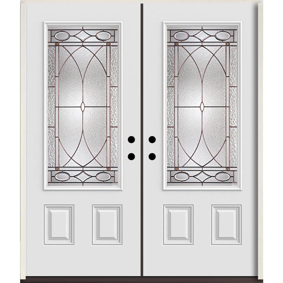 Reliabilt Hutton 3 4 Lite Decorative Glass Left Hand Inswing
