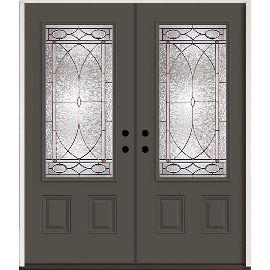 Hutton Gray Entry Doors At Lowes Com