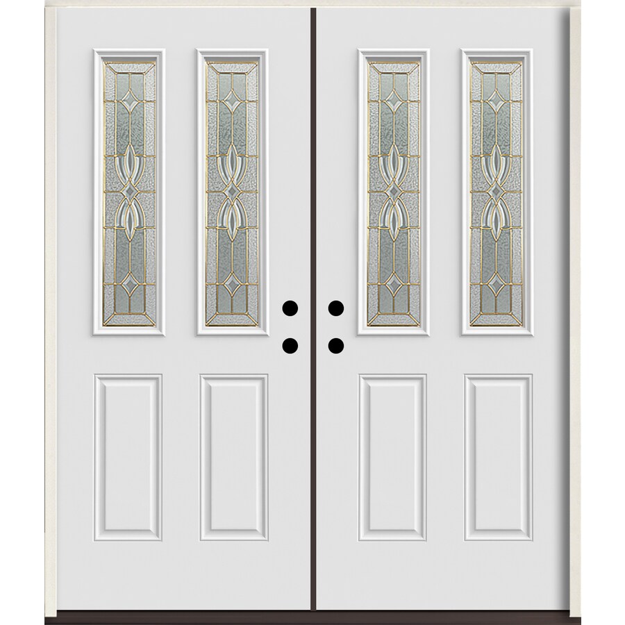Twin Lite Residential Entry Doors At Lowes Com