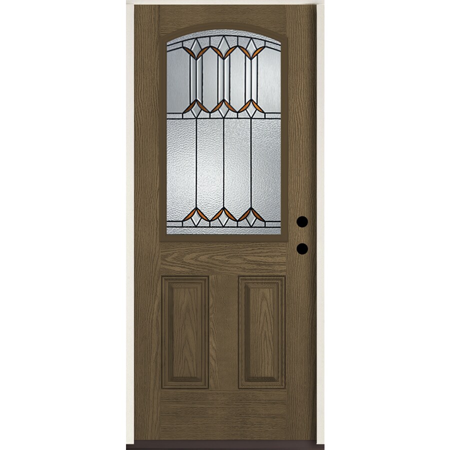 Reliabilt Park Hill Half Lite Decorative Glass Left Hand Inswing