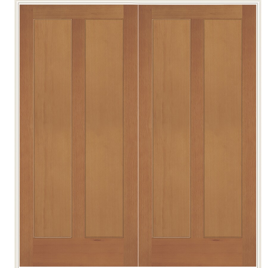 Simpson Brown Solid Core Wood Fir Pre Hung Door Common 48 In X