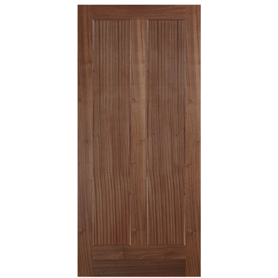 SIMPSON Brown Solid Core Wood Slab Door 36in x 80in; Actual