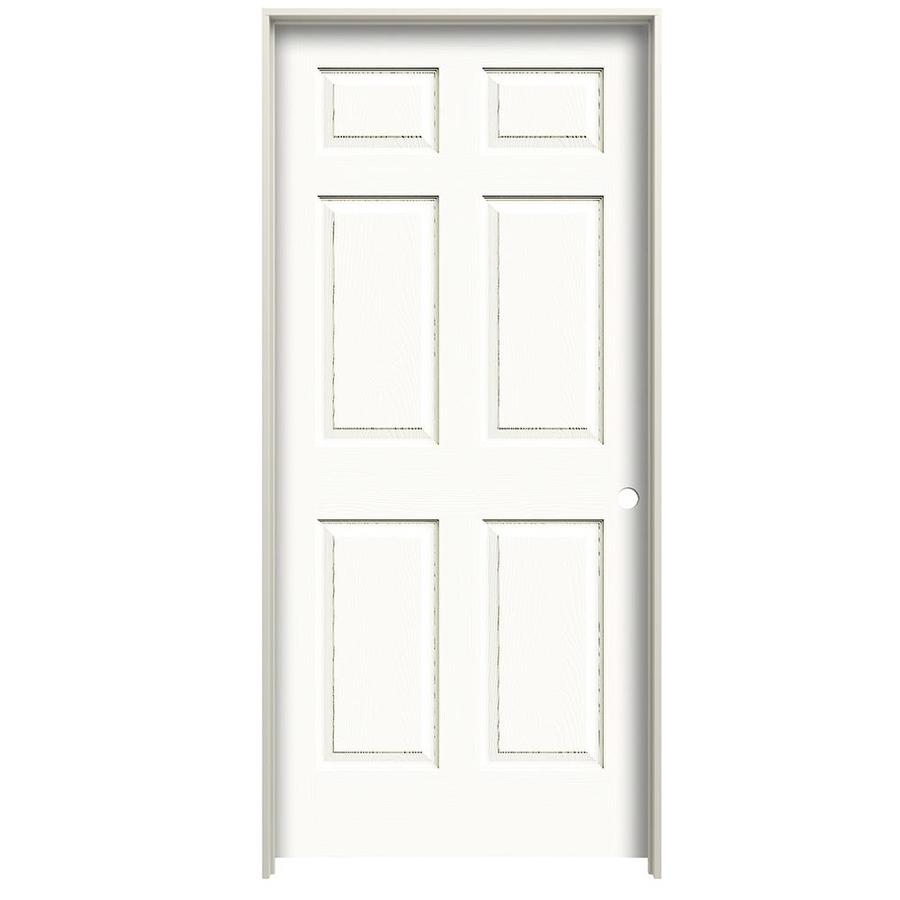 Reliabilt Colonist Textured Sc Primed 6 Panel Solid Core Molded