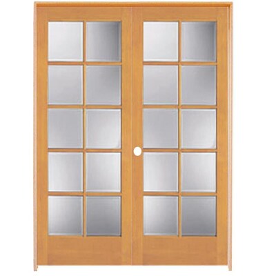 Reliabilt Unfinished Wood Pine French Door Common 48 In X