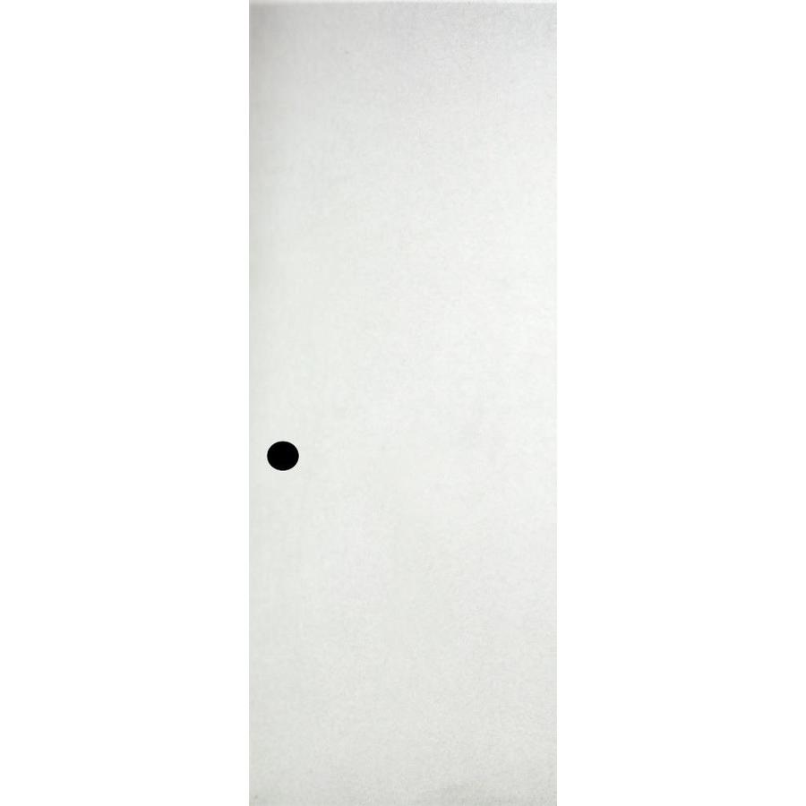 White Flush Solid Core Wood Slab Door Common 36 In X 80 In Actual 36 In X 80 In