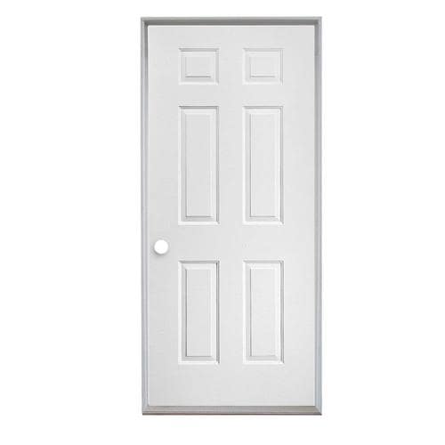 ReliaBilt 32in x 80in LeftHand Inswing Primed Steel Prehung Entry