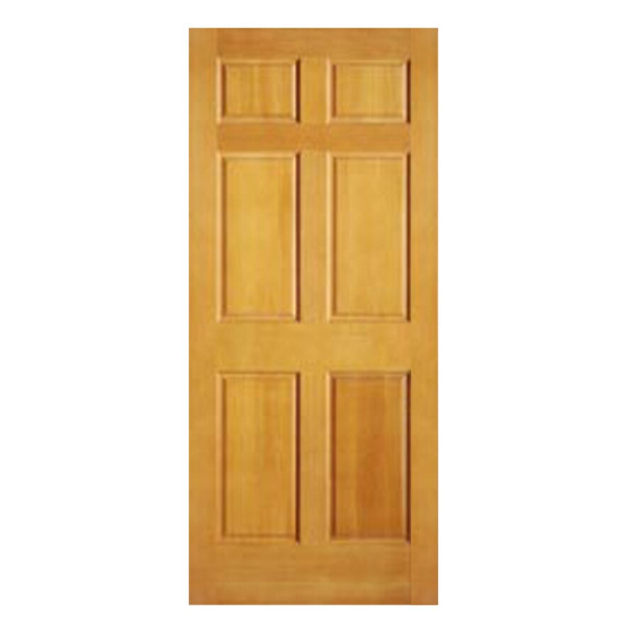 Reliabilt 30 X 80 6 Panel Solid Wood Core Interior Slab Door At Reliabilt 30 X 80 6 Panel Solid Wood Core Interior Slab Door