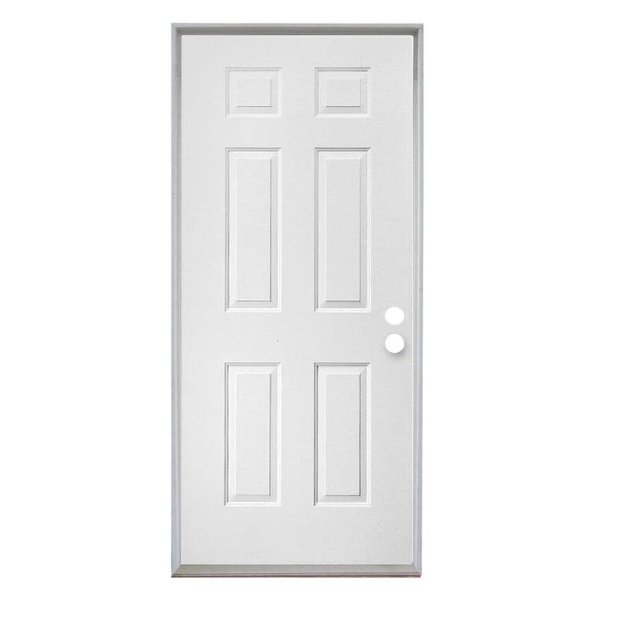 Reliabilt Left Hand Inswing Primedsteel Prehung Entry Door With