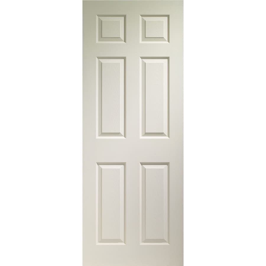 ReliaBilt Colonist White 6-panel Solid Core Molded Composite Slab Door